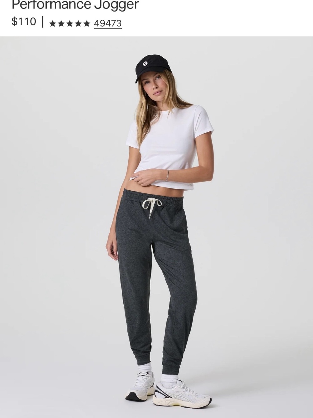 Vuori Charcoal Performance Joggers